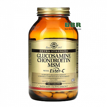 Glucosamine Chondroitin MSM With Ester-C 180 Tabs, Solgar