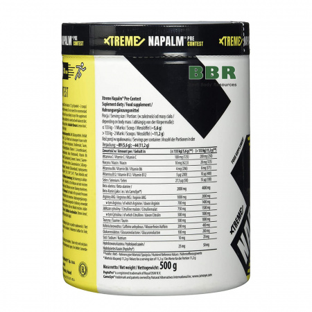 Xtreme Napalm Pre Contest 500g, Fitness Authority