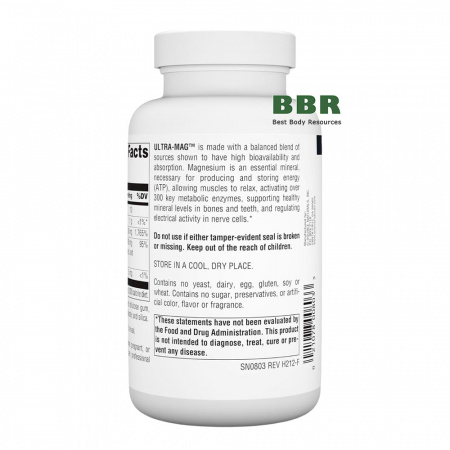 Ultra-Mag Magnesium Complex 120 Tabs, Source Naturals