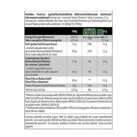 All Natural Peanut Butter 400g, BioTechUSA