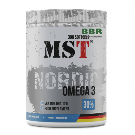 Nordic Omega 3 30% 300 Softgels, MST