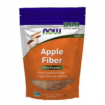 Apple Fiber 340g, NOW Foods