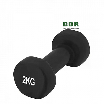 Гантель виниловая 4121 2кг, Power Play