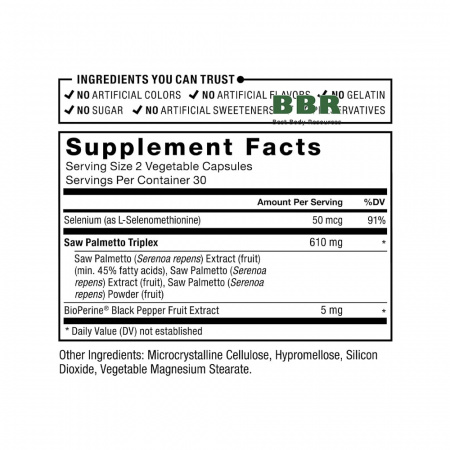 Saw Palmetto 60 Caps, Force Factor