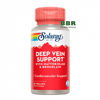 Deep Vein Support 60 Veg Caps, Solaray