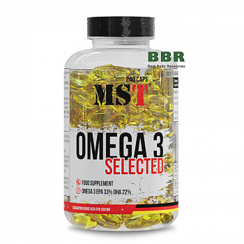 Omega 3 Selected 550mg EPA DHA 240 Caps, MST