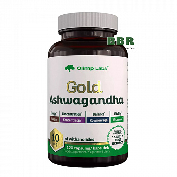 Gold Ashwagandha 200 120 Caps, Olimp