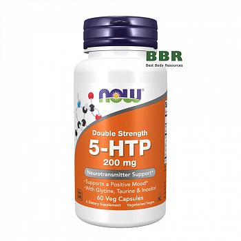 5-HTP 200mg 60 Veg Caps, NOW Foods