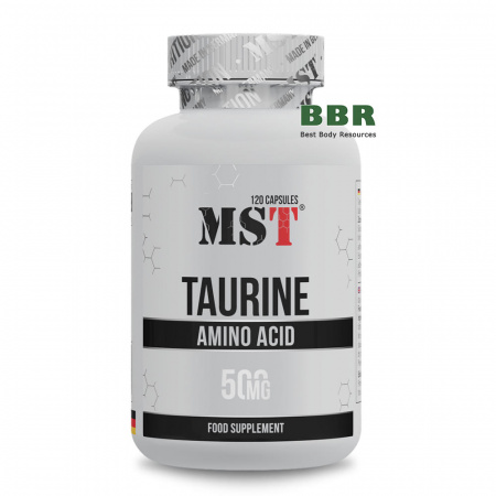 Taurine 500mg 120 Caps, MST