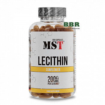 Lecithin Sunflower 180 Caps, MST