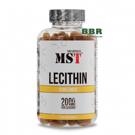 Lecithin Sunflower 180 Caps, MST