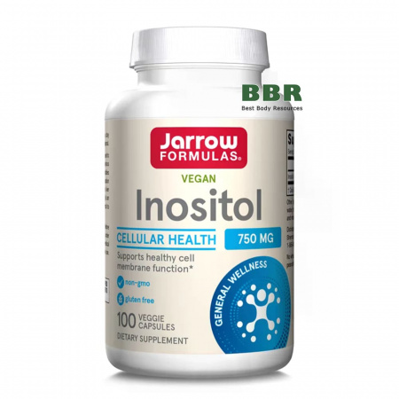 Inositol 750mg 100 Veg Caps, Jarrow Formulas