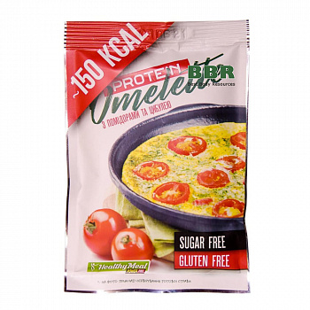 Омлет протеиновый с помидорами и луком 40г, PowerPro