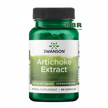 Artichoke Extract 250mg 60 Caps, Swanson