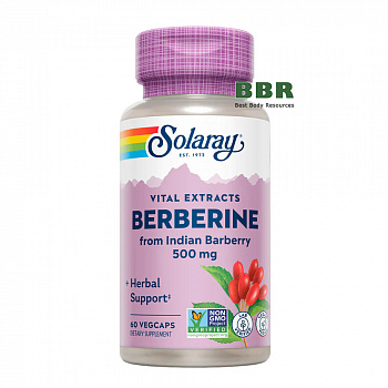 Berberine from Indian Barberry 500mg, Solaray