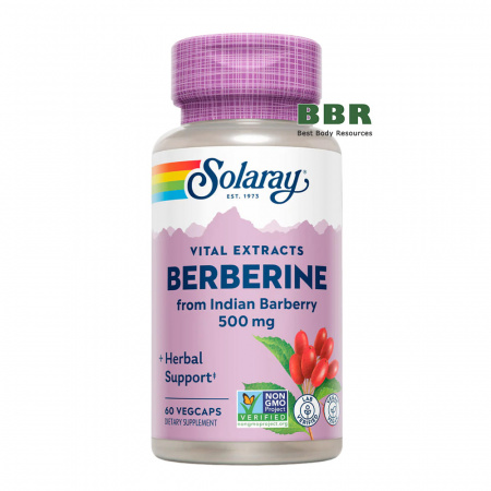 Berberine from Indian Barberry 500mg, Solaray