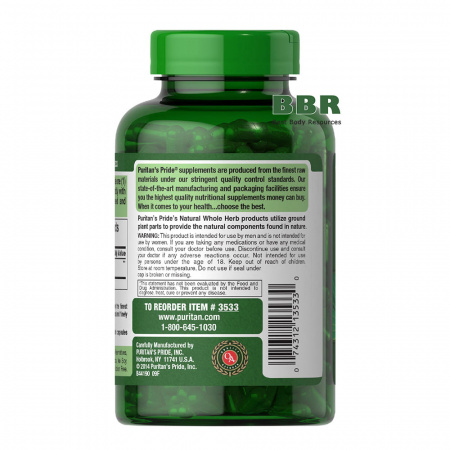 Saw Palmetto 450mg 200 Caps, Puritans Pride