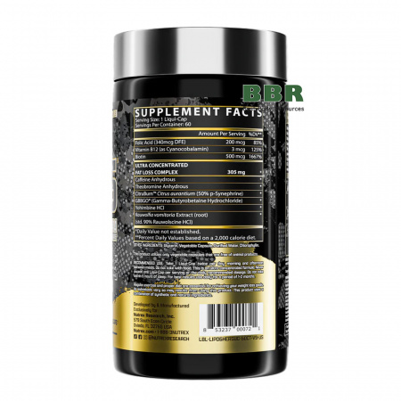 Lipo-6 Black HERS Ultra Concentrate 60caps, Nutrex