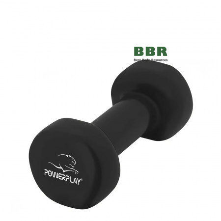 Гантель виниловая 4125 2кг, Power Play