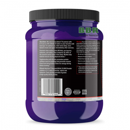 BCAA 12.000 Powder 228g, Ultimate Nutrition BCAA 12.000 Powder 228g, Ultimate Nutrition