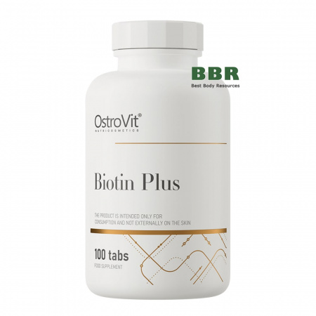 Biotin Plus 100 Tabs, OstroVit