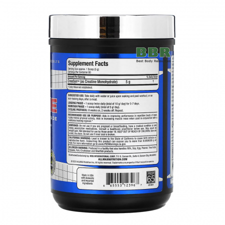 Creatine 400g, ALLMAX Nutrition Creatine 400g, ALLMAX Nutrition