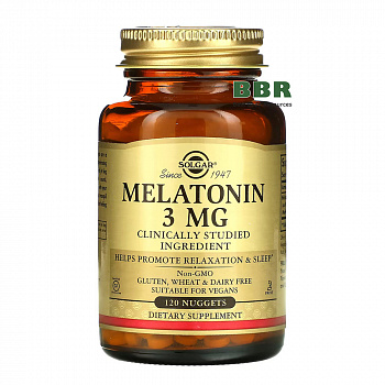 Melatonin 3mg 120 Tabs, Solgar