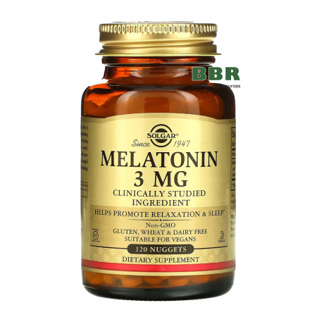 Melatonin 3mg 120 Tabs, Solgar