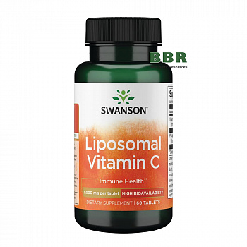 Liposomal Vitamin C 1000mg 60 Tabs, Swanson