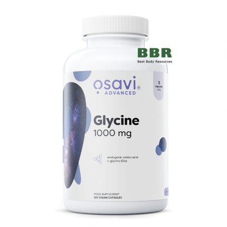 Glycine 1000mg 120 Veg Caps, Osavi