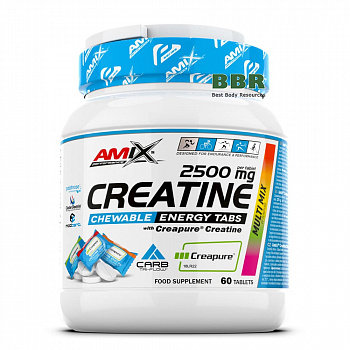 Chewable Creatine Creapure 2500mg 60 Tabs, Amix