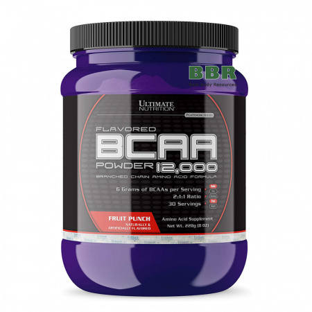 BCAA 12.000 Powder 228g, Ultimate Nutrition BCAA 12.000 Powder 228g, Ultimate Nutrition