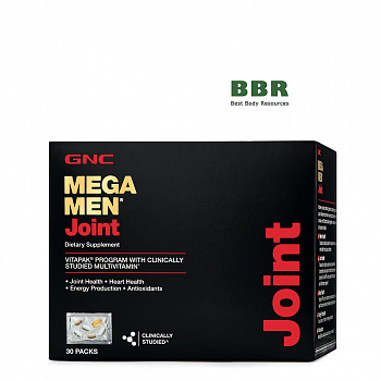 Mega Men Joint Vitapak 30 Packs, GNC
