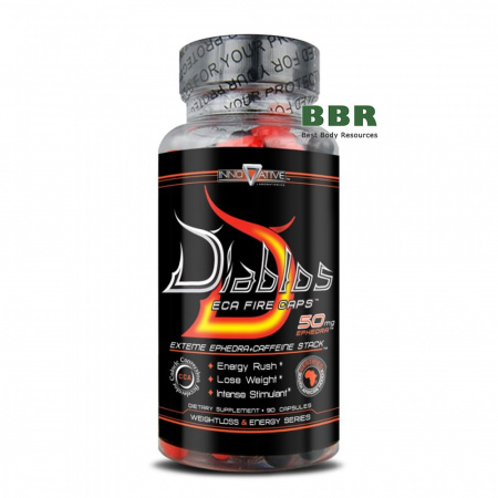 Diablos Fire 90 caps ECA + DMAA, InnoVative