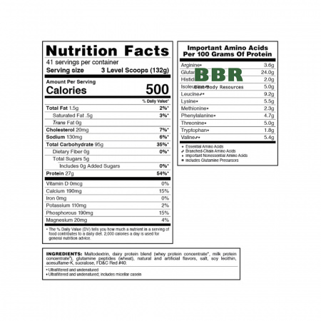 Goliath Protein Gainer 5440g, Syntrax