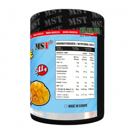 Citrulline Pump 500g, MST