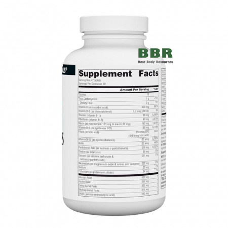 Hi-Stress B and C with Herbs 120 Tabs, Source Naturals