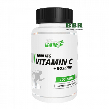 Vitamin C 1000mg plus Rosehip 100 Tabs, MST