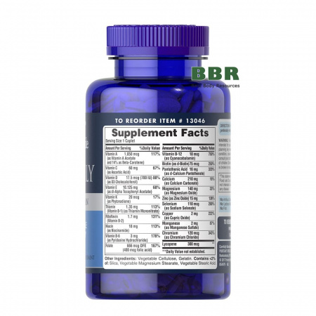 One Daily Mens Multivitamin 100 Tabs, Puritans Pride