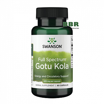 Gotu Kola 435mg 60 Veg Caps, Swanson