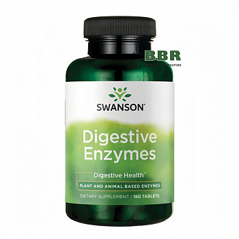 Digestive Enzymes 180 Tabs, Swanson