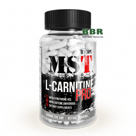 L-Carnitine PRO 500mg 90 Caps, MST