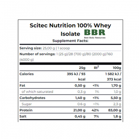 100% Whey Isolate 2000g, Scitec Nutrition 100% Whey Isolate 2000g, Scitec Nutrition
