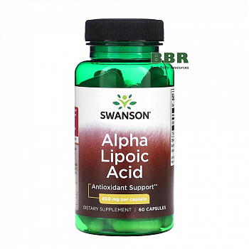 Alpha Lipoic Acid 600mg 60 Caps, Swanson