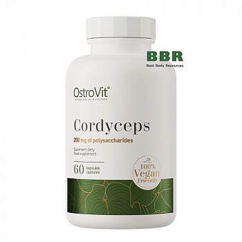 Cordyceps 200mg of Polysaccharides 60 Caps, OstroVit