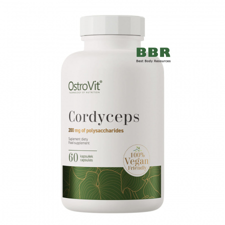 Cordyceps 200mg of Polysaccharides 60 Caps, OstroVit