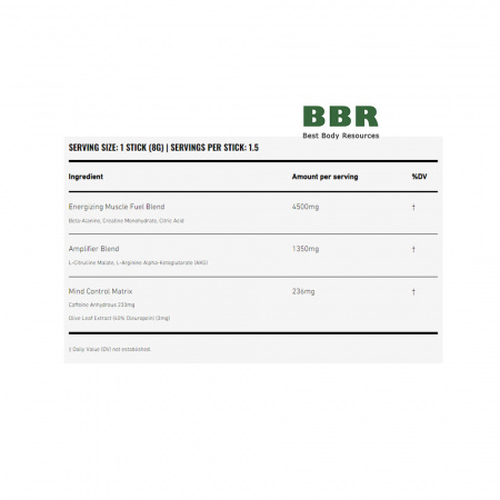 The Curse 1.5 Servings 8g,  JNX Sports