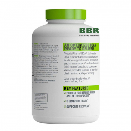BCAA 240 caps, MusclePharm