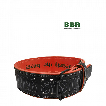 Пояс для Powerlifting PS-3830 Black/Red, Power System
