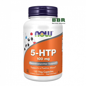 5-HTP 100mg 120 Veg Caps, NOW Foods